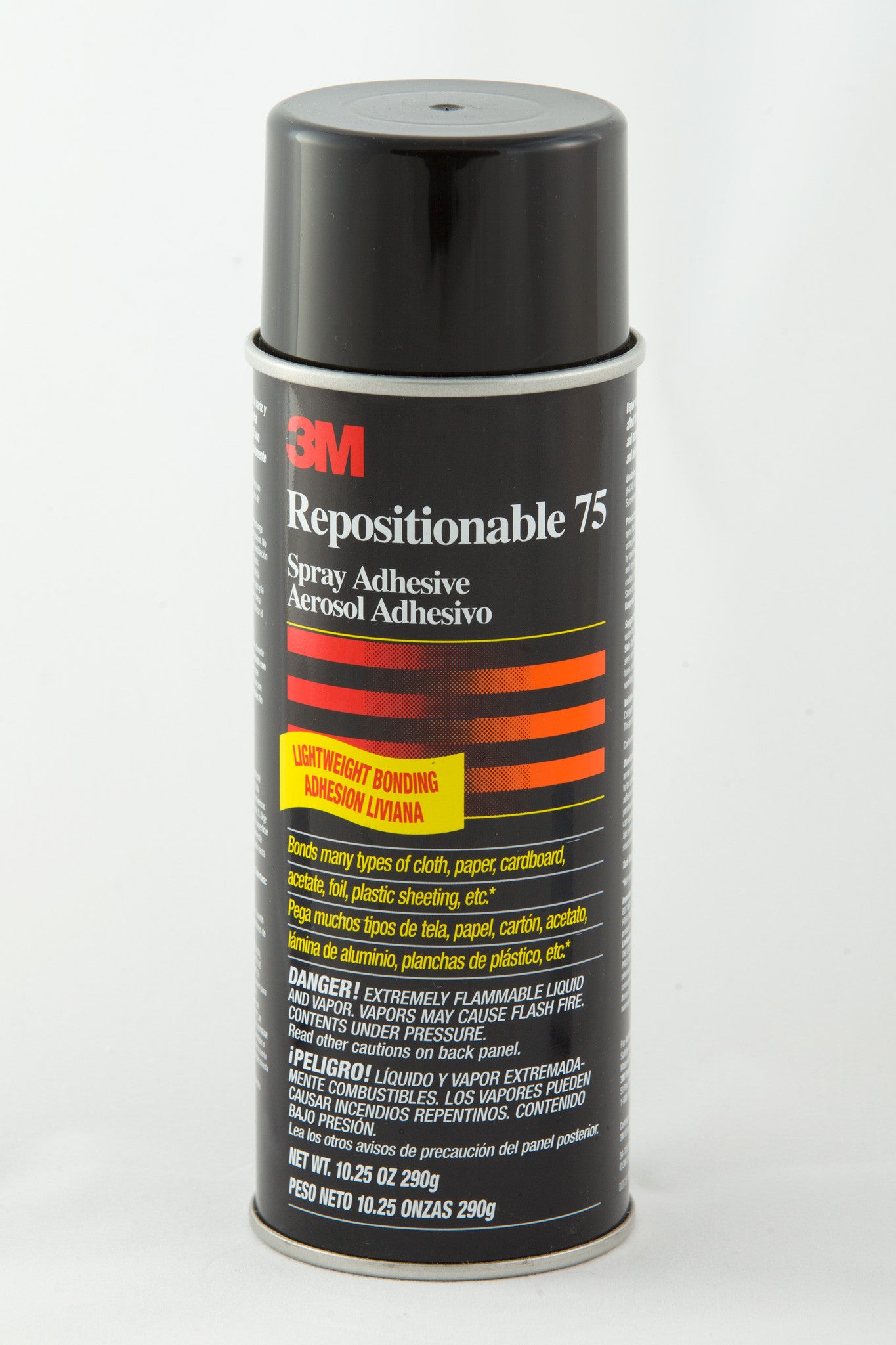 3M 75 Scotch-Weld Spray - Repositionable Aerosol Adhesive - Clear - 500 ml  - Per box of 12 sprays